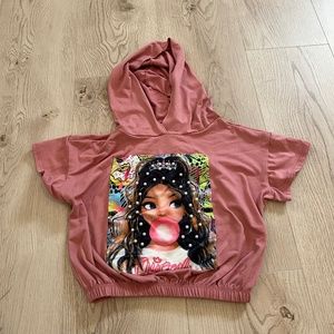 Urban Freedom Girls fashion Top Pink Bubble Gum Sz. 6